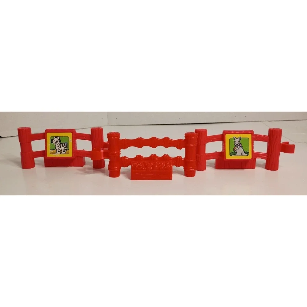 Fisher Price Little‎ People Animal Sounds Zoo Replacement Fence-3pcs, Zebra